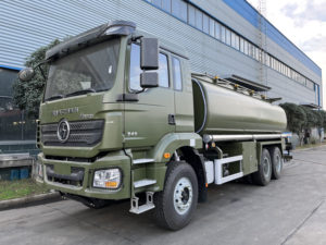รถบรรทุกน้ำมันเชื้อเพลิงเคลื่อนที่สำหรับงานหนัก SHACMAN H3000 6x4 10 ล้อ พร้อมเครื่องจ่ายน้ำมันเชื้อเพลิง - Product Image 4