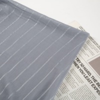 Tela transparente arrugada gris pizarra con hilo plateado tejido, ideal para hiyab, pañuelo para la cabeza de niños, atuendo modesto para uso diario.