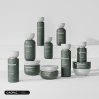 Bouteille en plastique unique pour cosmétiques, flacons de shampoing en HDPE, flacons originaux à presser pour huiles capillaires et corporelles, pots en plastique pour crème visage
