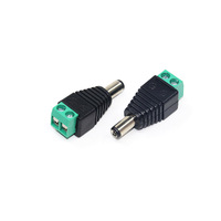 5.5*2.1mm mâle connecteur cc/adaptateur de prise cc/adaptateur de prise d'alimentation cc en vrac RF mâle femelle prise Nakamichi banane mâle Jack