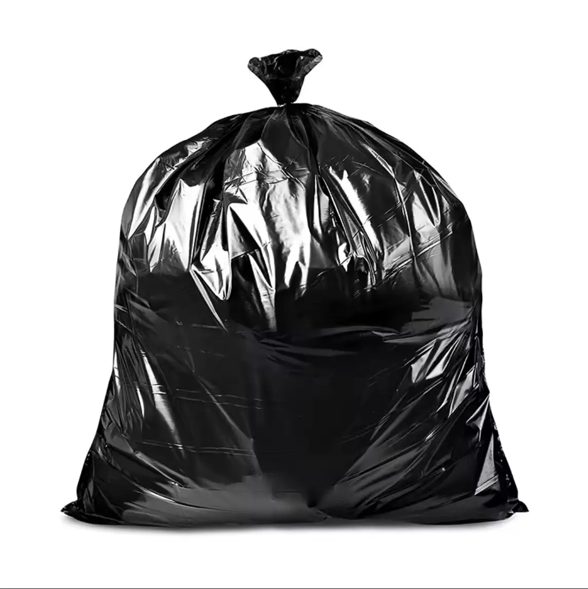 Sacos de lixo descartáveis de plástico para uso hospitalar, sacos de lixo grandes pretos de 240l, sacos de lixo amarelos, bolsos planos