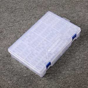 124 की बोतलें प्लास्टिक भंडारण बॉक्स कील कला हीरा पेंटिंग सामान उपकरण मोती कंटेनर बॉक्स गहने हीरा भंडारण बॉक्स - Product Image 2