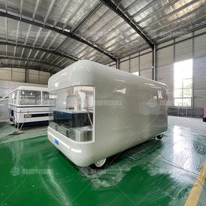 Camion de restauration de luxe d'<span class=keywords><strong>occasion</strong></span> en aluminium et fibre de verre, entièrement équipé pour la vente de pizzas, de crêpes, de café, de barbecue, de desserts, de shawarma, cuisine mobile - Product Image 5