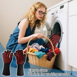 Vente flash - Gants de barbecue professionnels en silicone ignifuge et isolés - Product Image 3