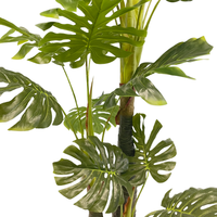 Real Touch Feuilles Naturel Artificielle Monstera Plante Verdure D'intérieur Faux Simulation pour Bureau Salon Turtleback Plant