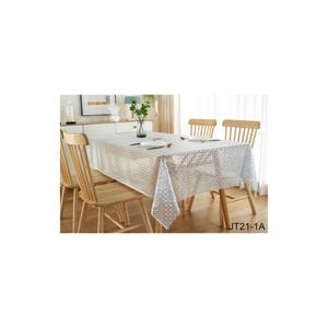 Nappe de table en PVC <span class=keywords><strong>HD</strong></span> avec dentelle blanche pour table de 500 cm, imperméable et jetable - Product Image 1