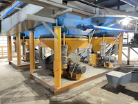 Petite machine à jigging d'or alluvionnaire portable avec une capacité de 35 T/H et un moteur 380V