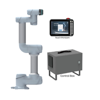 Cobot de 6 Ejes con Capacidad de Carga de 5 kg y Alcance de 917 mm, Motor PLC con Rodamientos |   Brazo Robótico de Alta Precisión de 0.02 mm, Funciones de Seguridad IP54/IP65, OEM, 3.6 m/s