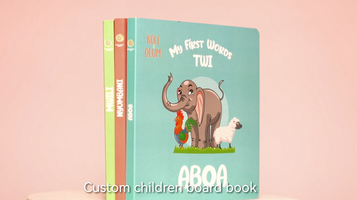 Custom Wholesale Children Books High Quality Memory Book for Baby