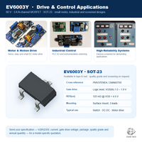 Transistor MOSFET à canal N 60V 3A SOT-23, niveau logique, faible RDS(on) 105 mΩ, équivalent au convertisseur DC-DC PMV37ENEA pour commande de moteur