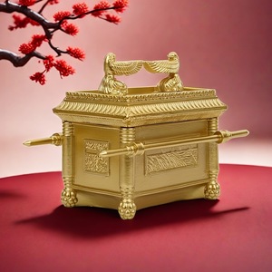 หีบขนาดกลางของพันธสัญญามนุษย์ขนนกศาสนา Menorah ชาวยิวของตกแต่งบ้าน - Product Image 2