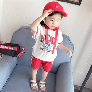 เสื้อผ้าเด็กขายส่ง ชุดพิมพ์ลายจากบังกลาเทศ เสื้อยืดและกางเกงจ็อกเกอร์สีพื้นสำหรับเด็กผู้หญิงในช่วงฤดูร้อน - Product Image 2