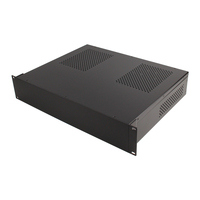 Boîtier de serveur PC 2U 19 pouces pour montage en rack, carte mère ATX, avec alimentation, profondeur 380 mm, 400 mm, 480 mm, châssis en aluminium