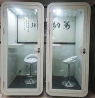 Cabina insonorizada a prueba de ruido, reducción de ruido, cabina privada para teléfono, caja de aislamiento, cabina de grabación insonorizada