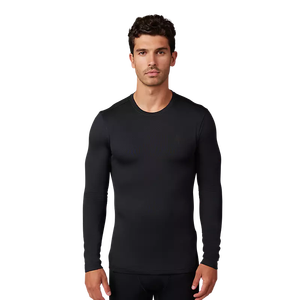 Jersey de Manga Larga Fox Tecbase Fire Negro Talla L para Motociclismo - Product Image 1