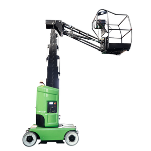 6 मीटर हाइड्रोलिक टेलीस्कोपिक बूस्ट लिफ्ट टेलीस्कोपिक हवाई कार्य मंच स्व-चालित मास्ट लिफ्ट - Product Image 1