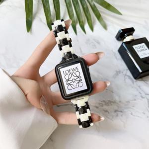 Coloré Femmes Filles Léger Clair Bande Pour <span class=keywords><strong>Apple</strong></span> <span class=keywords><strong>Watch</strong></span> Série Ultra 2 9 8 7 <span class=keywords><strong>6</strong></span> 5 4 3 2 1 SE Bandes PC <span class=keywords><strong>Bracelet</strong></span> - Product Image 6