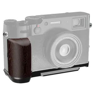 L-образная пластина для зеркальной камеры, рукоятка для рукоятки, базовый держатель, деревянная быстросъемная пластина для Fujifilm X100VI