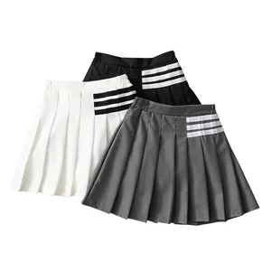 छात्र स्कूल वर्दी स्कर्ट ब्रिटिश कॉलेज शैली वर्दी बच्चों की स्कर्ट