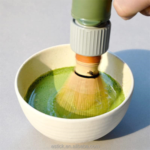 Matcha sbatti a pasta lunga frullatore frusta in bambù e frusta Wizzy <span class=keywords><strong>Tea</strong></span> Stick frullatore frullino per uova per caffè e tè <span class=keywords><strong>s</strong></span> - Product Image 2