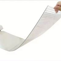 Panneau LED transparent flexible adhésif P12 pour intérieur, haute luminosité, pleine couleur, pour magasins de détail, salles d'animation, showrooms, concessionnaires 4S
