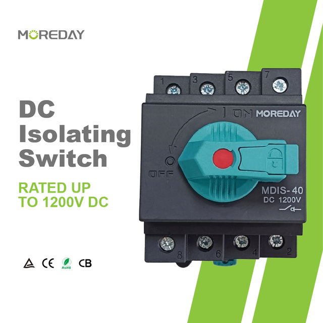 1200V DC 4P Isolator Switch Standard Solar PV Battery DC Disconnect