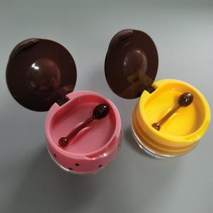 M013 5G Độc Đáo Mật Ong Lược Hình Dạng Thiết Kế Dễ Thương Nhỏ Lip Balm Lip Mặt Nạ Scrub Container Jar Với Applicator Mỹ Phẩm Nhựa Jar - Product Image 2