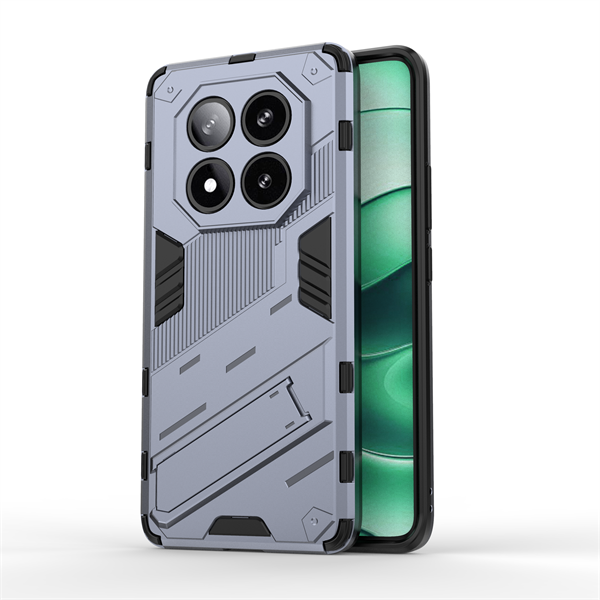 Punk Armor Drop Kickstand Shockproof Phone Cover for Xiaomi Redmi Note 14 5G/Note 14 Pro 5G/14 Pro Plus Full Cover Hard PC