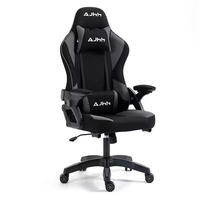 Fauteuil de Direction Moderne Ergonomique Pivotant et Réglable pour Gamers, en Similicuir, Idéal pour Salle Informatique