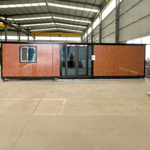 Maison conteneur de 30 pieds à faible coût et haute qualité avec terrasse, <span class=keywords><strong>3</strong></span> chambres avec salle de bain, personnalisable, extensible, maison préfabriquée robuste - Product Image 1