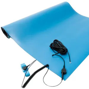 <span class=keywords><strong>ESD</strong></span> 매트 전도성 고무 시트 <span class=keywords><strong>ESD</strong></span> 정전기 방지 테이블 매트 바닥 클린룸 1*10M; 2mm 두께/롤 - Product Image 6