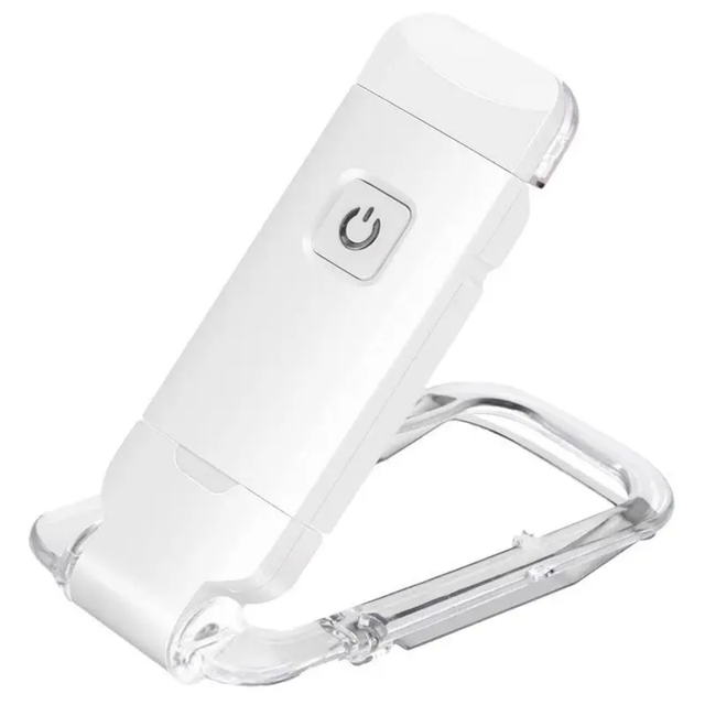 Hot Selling USB Rechargeable Reading Lamp Bedside Clip-on Warm Light White Light Adjustable Portable Booksign Lamp