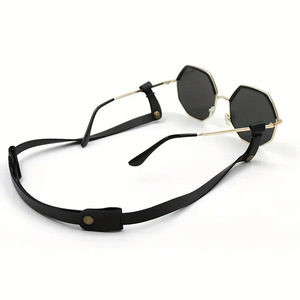 Sangle de cou extérieure en similicuir pour porte-cordon de retenue de lunettes pour lunettes de soleil avec lanière élégante - Product Image 4