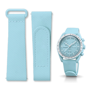 Bracelet de montre en caoutchouc à dégagement rapide de 20mm en gros direct d'usine pour Moonswatch Bracelet de sport de remplacement personnalisé - Product Image 3