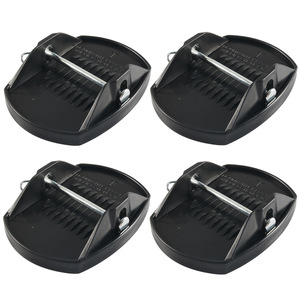 Rv Stabilizer Leg Support Pad Black <b>Plastic</b> Leveling <b>Block</b> For Rv Camping - Product Image 5