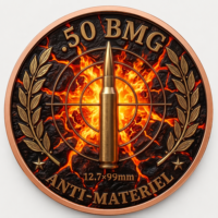 Médaille commémorative de collection spéciale 3D en cuivre fin 999 de 1 oz, en forme de balle, avec relief haut et finition UV anti-décoloration