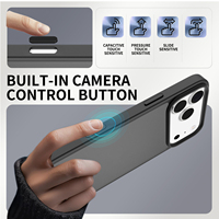 Coque de téléphone givrée mate antichoc pour iPhone 17 Pro, 18 Pro Max, 17 Air, 16E, 15, 14 Plus