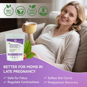 Té de Fertilidad Femenina Personalizado de Chinaherbs, Té de Hoja de Frambuesa Roja para el Embarazo, Té para el Útero, Té para la Preparación del Parto, Fertilidad Femenina - Product Image 3