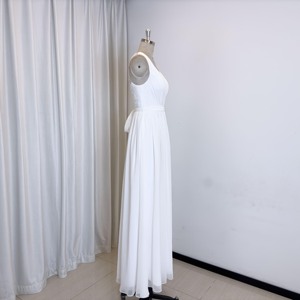 TEENYEE nouvelle mode dentelle en mousseline de soie a-ligne dames robes de soirée robes de cocktail blanches pour <span class=keywords><strong>demoiselle</strong></span> <span class=keywords><strong>d</strong></span>'<span class=keywords><strong>honneur</strong></span> - Product Image 3