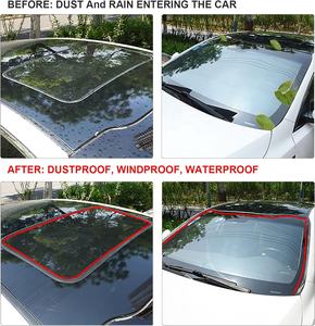 ऑटोमोबाइल पार्ट्स विंडशील्ड और साउंडप्रूफ ग्लास रबर सीलिंग स्ट्रिप छत सीलिंग - Product Image 6