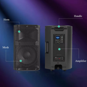 Loa hội trường chuyên nghiệp đa chức năng 15 inch, mạnh mẽ, âm thanh kỹ thuật số chuyên nghiệp, loa hoạt động tự cấp nguồn - Product Image 5