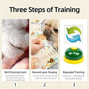 กระดิ่งฝึกสัตว์เ<span class=keywords><strong>ล</strong></span>ี้ยงแบบกดปุ่มเสียงได้ ผลิตจากหนังก<span class=keywords><strong>ล</strong></span>ับและ PU เป็นมิตรกับสิ่งแวด<span class=keywords><strong>ล</strong></span>้อม สำหรับแมว สุนัข ใช้เรียกให้อาหารและฝึกสัตว์เ<span class=keywords><strong>ล</strong></span>ี้ยง - Product Image 2