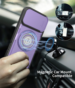 Custodia antiurto per telefono con copertura scorrevole per fotocamera e protezione a 360° °   Supporto ad anello, custodia protettiva resistente per Nothing Phone 3A Lite/Phone 3A - Product Image 6