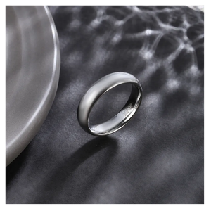 Luxury High Quality 4mm 6mm 8mm White Tungsten Wedding Band <b>Ring</b> Gold Plated Direct From India Fashion <b>Rings</b> - Product Image 1