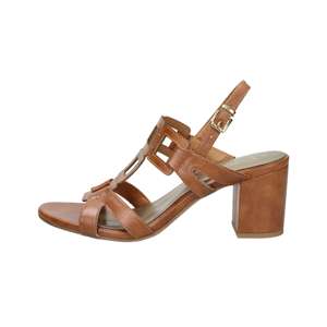 Sandales à talons pour femme Marco Tozzi en cuir, talon de 7 cm, taille 40 - Product Image 1