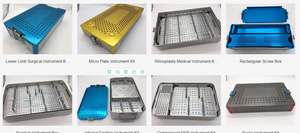 Attrezzature mediche ortopediche e accessori scatola di sterilizzazione vassoio strumento <span class=keywords><strong>chirurgico</strong></span> contenitore <span class=keywords><strong>sterilizzatore</strong></span> per sterile - Product Image 5