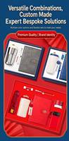 Coffret Cadeau d'Affaires Exquis Marque Wisteria en Gros avec Logo Personnalisé : Tasse Isotherme, Carnet en Cuir, Stylo Métallique et Clé USB