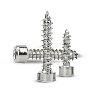 Hex <strong>Hexagon</strong> <strong>Socket</strong> Cap <strong>Head</strong> Tapping <strong>Screw</strong> Black Nickel Zinc Allen <strong>Head</strong> <strong>Screw</strong> for Speaker Chipboard Guangzhou <strong>Screw</strong> Tornillos - Product Image 5