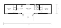 Maison modulaire préfabriquée en conteneur maritime isolée par mousse pulvérisée de haute qualité avec salle de bain et cuisine