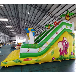 <b>Large</b> toboggan gonflable kids commercial grade inflatable jungle tiger <b>slide</b> for outdoor party - Product Image 2